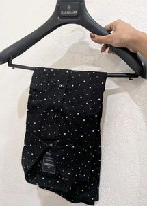 Classic Black Printed Men's Shirt