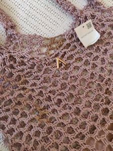 Chic Crochet Tote Bag