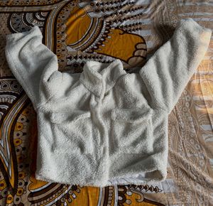 Cozy Cream Sherpa Fleece Jacket