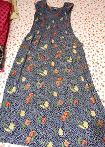 Floral Print Sleeveless Dress