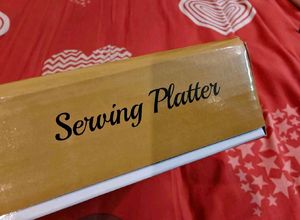 Elegant 16"Porc Banana Leaf Serving Platter
