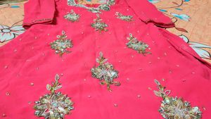 Elegant Pink Embroidered Kurta