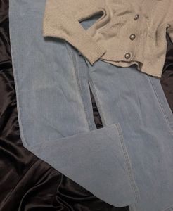 H&amp;M Wide Leg Denim Jeans(minor discolor in last p