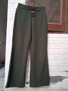 Ribbed Wide Leg Pants
