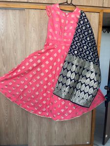 Anarkali Gown With Dupatta
