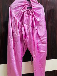 Embroidered Pink Kurta Set