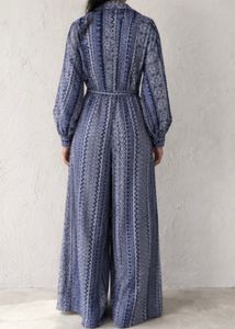 Boho Print Wide Leg Karina Jumpsuit