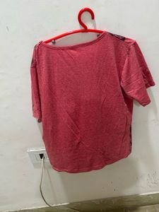 Pink Floral Graphic T-Shirt