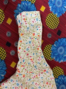 Floral Print Cotton Kurta