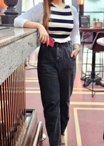 Striped Sleeveless Knit Top