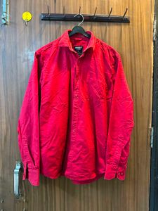 Men's Red Long Sleeve Shirt