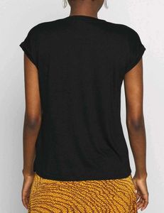 Cosmo&amp;Co. Satin Black Top