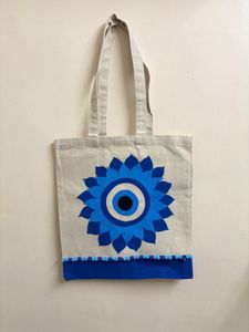 evil eye tote bag