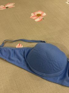Blue Lightly padded Bra- Bust- 38