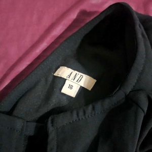 Elegant Black Midi Dress