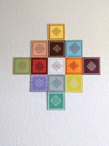 Traditional Indian Rangoli Artwork