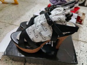 Stylish Black Heels- with a little defect
