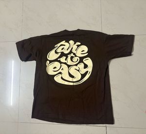 Brown "chill, bro" Graphic T-Shirt