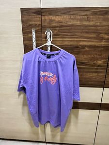 Oversized Thug Life Graphic Tee