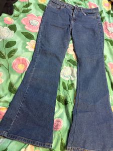 Blue Flared Jeans