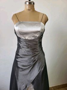 Satin dual tone Gown