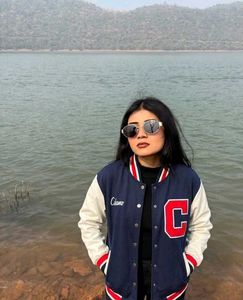 Stylish Varsity Bomber Jacket