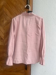 MISS HONG Pink Bow Blouse