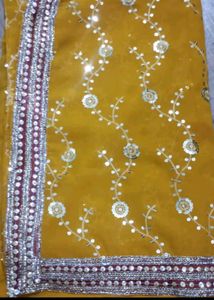 Embroidered Mustard Yellow Blouse
