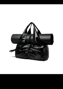 Stylish Black Ruched Shoulder Bag