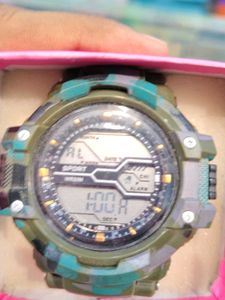 Men's Camouflage Digital Sports Watch