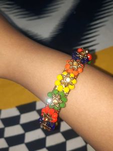 Boho Beaded Bangle Set