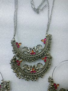 New Oxidised Jwellery set