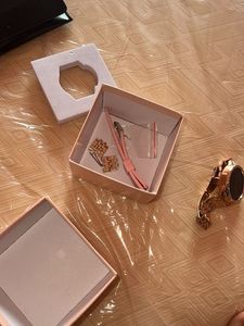 Stylish Rose Gold Smartwatch with Box