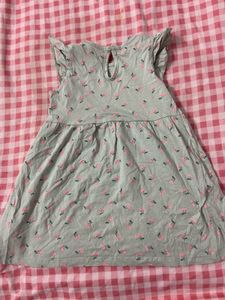Cute Cherry Print Baby Dress