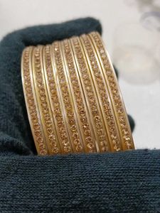 Elegant Rhinestone Bangle Set
