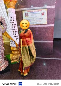 Beautiful pure Silk kanjeevaram Saree