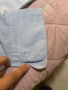 Classic Light Blue Button-Up Shirt