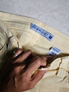 brand of u.s. Pale Yellow Casual Pants