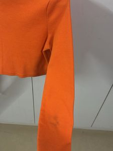 Orange Flower Graphic T-shirt