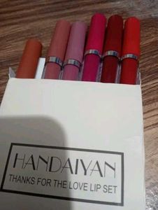 Set of 6 Liquid Lipsticks