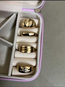 Set of 4 Gold Rings