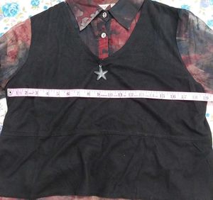 Chic Layered Tunic with Star Pendant