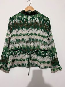 Green Patterned Shirt
