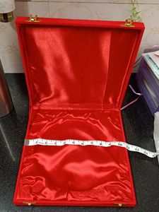 empty storage/Decorative Red Box