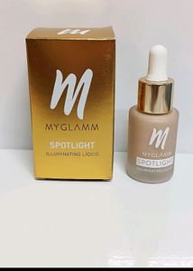 MyGlamm Spotlight Illuminating Liquid - Stardust | Liquid Metal Finish Sheer Highlighter For Dewy Look