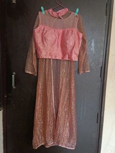 Maroon Velvet Embroidered Lehenga Skirt
