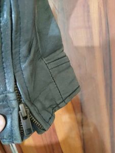 Men's Black 100% Leather Jacket