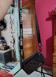 Black Mini Suitcase Crossbody Bag