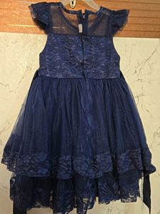 🆕 Navy Blue Frock (Birthday Dress)