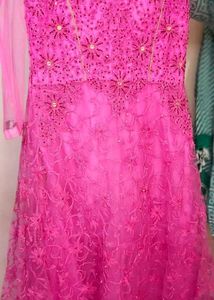 rose pink gown